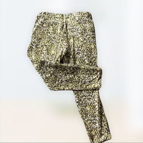 J. Crew Cafe Capri textured print size 2 - Picture 3 of 10